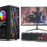 KRYNORCXY Gaming Computer Desktop Pc Core i7-860/16GB Ram/GT 730 4GB Dedicated Graphics Card/22 inch Led Monitor/RGB Keyboard Mouse/RGB Cabinet/Windows 10 Pro/WiFi Ready to Play (256GB SSD/1TB HDD)