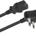 LT Lappy Top Pure Copper Wire Computer AC Power Cable Cord- 3 Pin 1.8 Meter Compatible for Desktop PC Monitor SMPS Printer Scanner LCD Game Players and Fits Most Computers