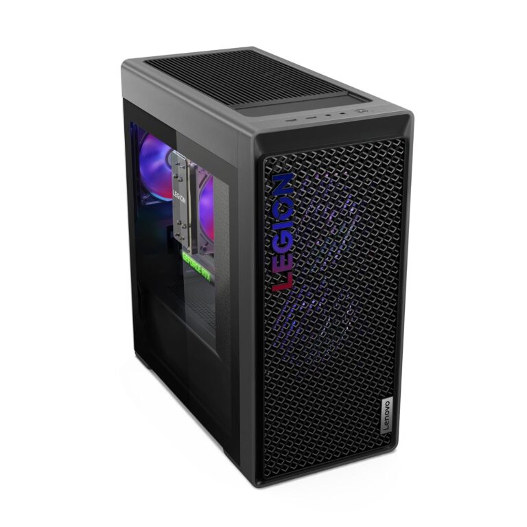 Lenovo Legion Tower 5 Gaming Desktop (Intel Core i9-14900F/32GB/1TB SSD/Win11/NVIDIA RTX 4070 Ti Super 16GB/Legion ColdFront 2.0 Cooling/12 ARGB Lighting Effect/Transparent Side Panel), 90UU00SYIN