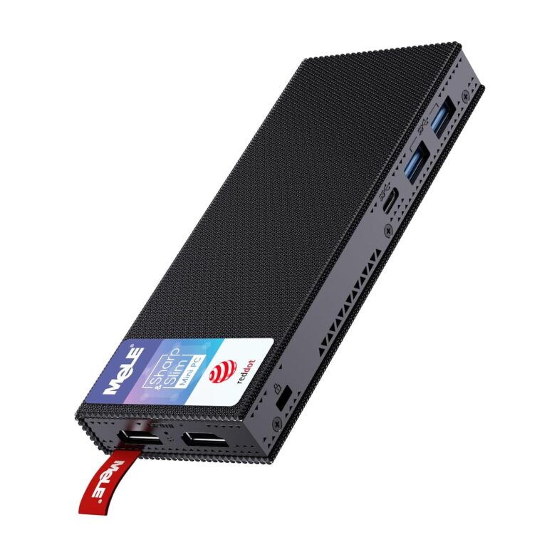 MeLE Fanless Mini PC Stick PCG02 Pro N5105 8GB/128GB Windows 11 Pro WiFi USB PD3.0 Micro Computer Stick Dual HDMI 4K Gigabit Ethernet Small PC on Business Office Industrial IOT Media Home