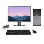 (Refurbished) Dell Optiplex 22" HD All-in-One Desktop Computer Set (Intel i5 2nd Gen| 8 GB RAM| 256 GB SSD| 22" HD LED Monitor| KB & Mouse| Speakers| WiFi| Windows 10 Pro| MS Office)