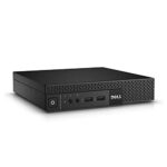 (Refurbished) Dell Optiplex 3020 Intel Core i3 4th gen Mini Business PC (8 GB RAM, 1 TB HDD, HD Graphics, Windows 10 Pro, MS Office, USB, Ethernet, VGA, Black)