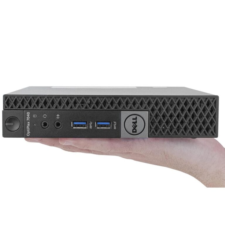 (Refurbished) Dell Optiplex 7040 Mini PC (Intel Core i3 6th gen, 8 GB DDR4 RAM, 256 GB SSD, Windows 11, WiFi, MS Office|Intel HD Graphics|USB, Ethernet,DP), Black
