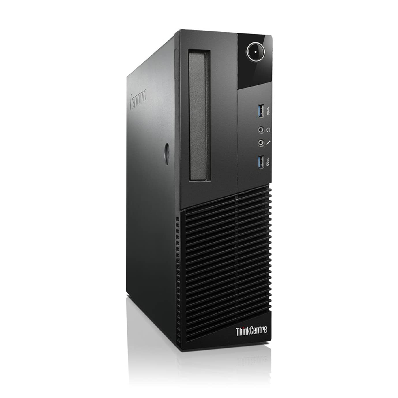 (Refurbished) Lenovo ThinkCentre Desktop Computer PC (Intel Core i3 4th Gen, 8 GB RAM, 256 GB SSD, Windows 10 Pro, MS Office, Intel HD Graphics, USB, Ethernet,WiFi), Black
