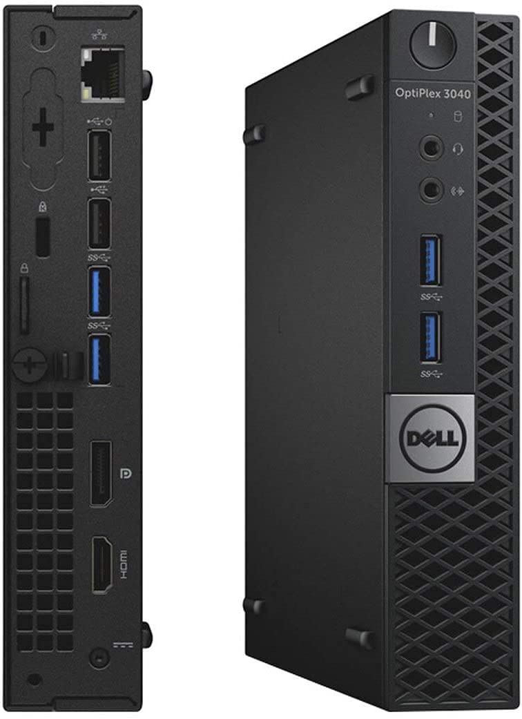 (Renewed) Dell Intel Core i3-6th Gen Desktop(32 GB RAM/ 1 TB SSD/Windows 10 Pro, MS Office/Intel Integrated Graphics,Black) Optiplex 3050 Tiny