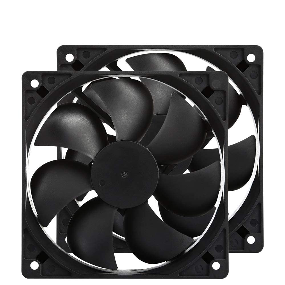 Strong Ultra Quiet 12025 Fan 120x120x25mm 12cm 120mm Computer Case Fan DC 12V 2Pin 2 Wire Cooling Fan 1600RPM 130CFM