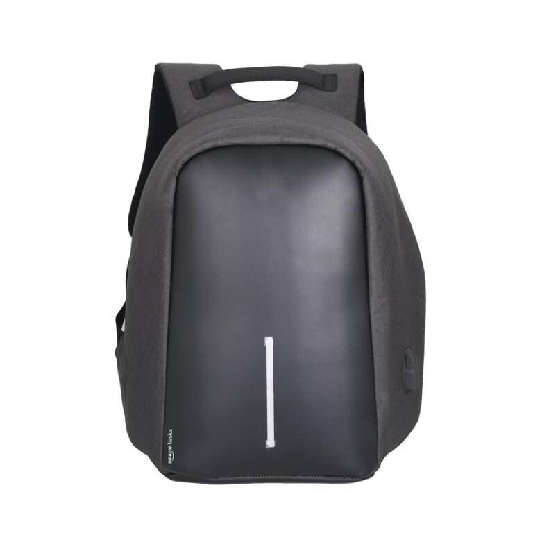 amazon basics Laptop Bag/Office/College Backpack for 15.6 inch laptop, Anti-Theft Design, USB Charging Port (18 L)