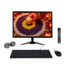 (Refurbished) Lenovo ThinkCentre 19" HD All-in-One Desktop Computer Set (Intel Core i5 4th Gen| 8 GB RAM| 500 GB HDD| 19" HD LED Monitor| KB & Mouse| Speakers| WiFi| Windows 10 Pro| MS Office)