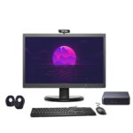 (Refurbished) Asus High Performance 19" All-in-One Desktop Computer Set (Intel i7 8th Gen|16 GB DDR4 RAM|256 GB SSD |19" HD Monitor|Mini PC|KB & Mouse|HD Webcam|Speakers|WiFi|Windows 11|MS Office)