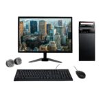 (Refurbished) Lenovo ThinkCentre 19" HD All-in-One Desktop Computer Set (Intel Core i3 4th Gen| 8 GB RAM| 256 GB SSD| 19" HD LED Monitor| KB & Mouse| Speakers| WiFi| Windows 10 Pro| MS Office)
