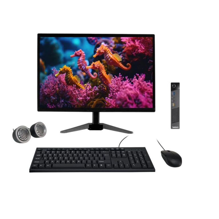 (Refurbished) Lenovo ThinkCentre 19" HD All-in-One Desktop Computer Set (Intel Core i5 3rd Gen| 8 GB RAM| 500 GB HDD| 19" HD LED Monitor| KB & Mouse| Speakers| WiFi| Windows 10 Pro| MS Office)