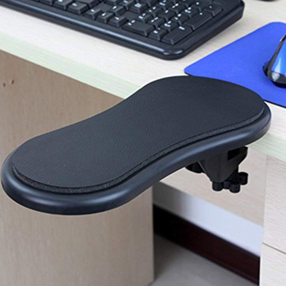 ASUVI Arm Wrist Rest Support Armrest Desk Extender-PC Computer Laptop Desk Extender Table Pad Support Health Care Hand Support Adjustable Attachable Home Office Comfortable Use (1 Piece)