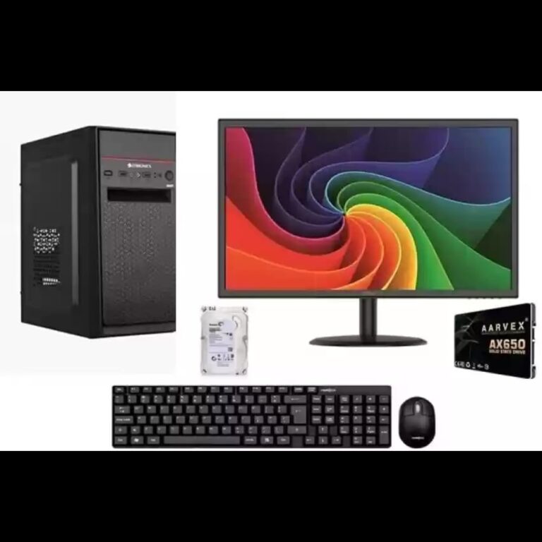 Desktop Assembled Core I7 3rd Gen | 20Inch Monitor| Pc for Home & Business (16 Gb Ddr3 Ram/256 Gb Ssd/WiFi/Bluetooth | Windows 10 with Ms Office