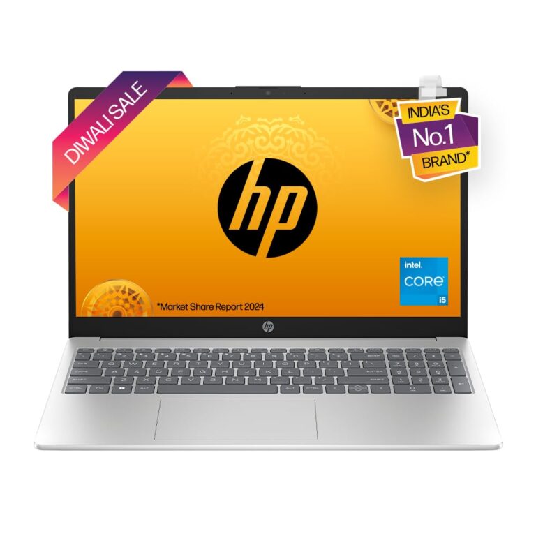 HP 15 Core i5 13th Gen (16GB RAM/512GB SSD/FHD/Windows 11/MS Office/Backlit KB/15.6” (39.6cm)/Silver/1.59kg) fd0316TU Laptop