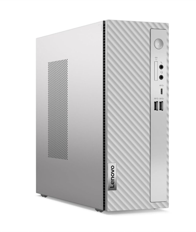 Lenovo IdeaCentre 3 Desktop (14th Gen Intel Core i5 14400/8GB/1TB SSD/Interated UHD Graphics 730/Win 11/Office 2021/WiFi 6/Bluetooth 5.1/USB Calliope Keyboard & Mouse/Cloud Grey), 90VT0060IN