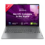 Lenovo IdeaPad Pro 5 Intel Core Ultra 7 155H Built-in AI 16" (40.6cm) 2K OLED 400Nits 120Hz Laptop (16GB/1TB SSD/NVIDIA RTX 3050 6GB/Win11/MSO 21/FHD+IR Camera/1Yr ADP Free/Grey/1.9Kg), 83D4002NIN