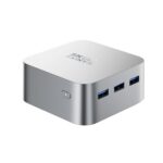 SKULLSAINTS Rudra Mini PC, Genuine Windows 11 Pro, HDMI 4K@60Hz 3 Screen Display, Dual Ethernet Ports, 2.4/5G WiFi, BT4.2 (12th Gen N100 (16GB DDR5 + 512GB M.2 SSD))
