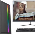 Zoonis i5-Home & Office Desktop (8 GB DDR3 Ram /500 GB HDD/128 GB SSD/Windows 10 Pro Trail Version //19 Inch Screen/with MS Office with Keyboard & Mouse Best for Home and Office DailyUses