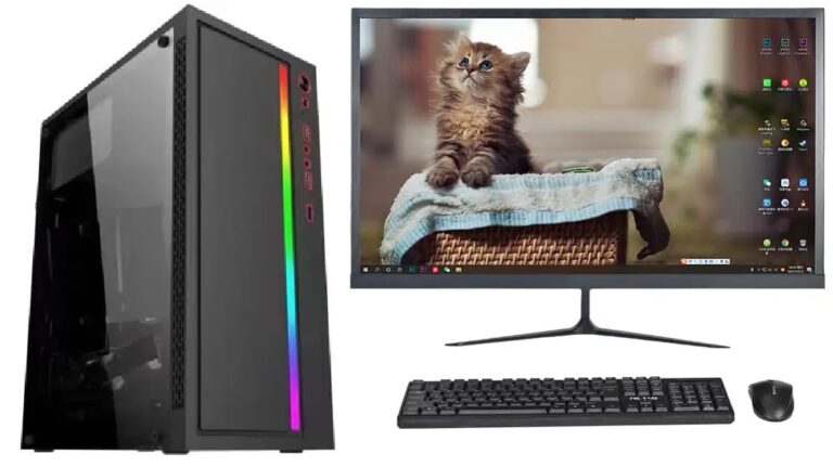 Zoonis i5-Home & Office Desktop (8 GB DDR3 Ram /500 GB HDD/128 GB SSD/Windows 10 Pro Trail Version //19 Inch Screen/with MS Office with Keyboard & Mouse Best for Home and Office DailyUses