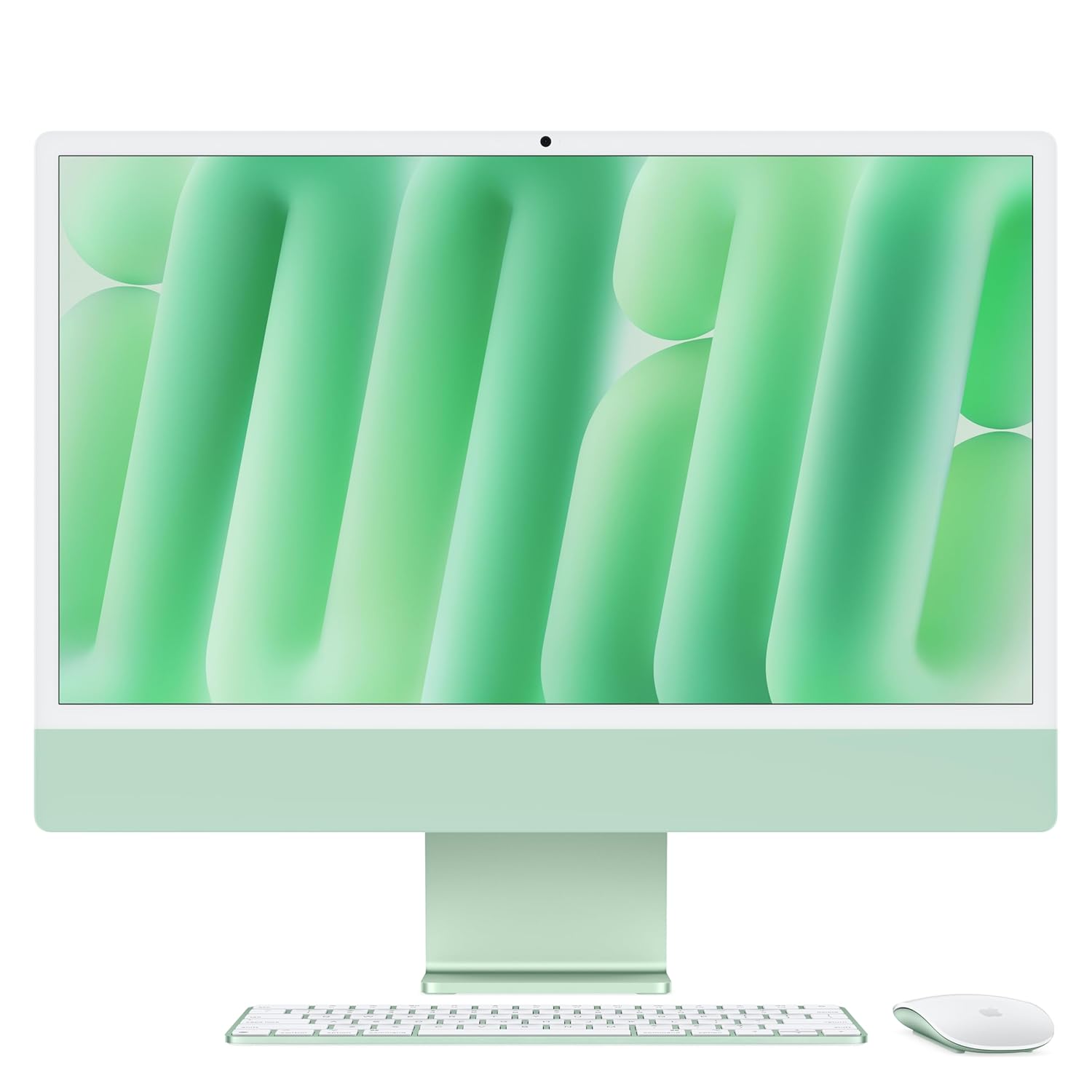 Apple 2024 iMac All-in-One Desktop Computer with M4 chip with 8-core CPU and 8-core GPU: Built for Apple Intelligence, 60.96 cm (24″) Retina Display, 16GB Unified Memory, 256GB SSD Storage; Green