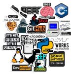 20pcs Coder Aesthetic Sticker Pack from animo india Perfect for Laptop Computer Car Water Bottle Travel Case Guitar Luggage Motorbikes(Hd Colors, Non Residue Removal)…