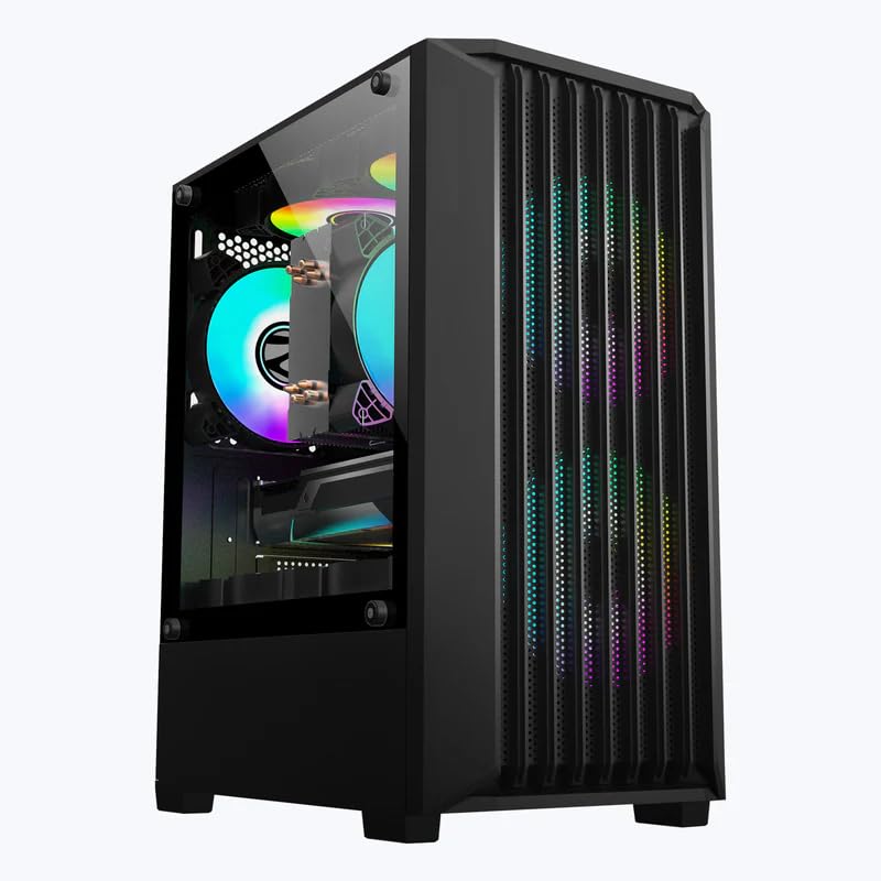 Bitfry Computer Desktop PC (Core i5-8th Gen || 16GB Ram || 512GB nVME SSD || HDMI || VGA || Ethernet || WiFi || UHD Graphics 630 || USB 3.0 || Win 11)