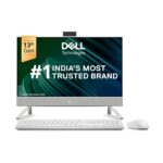 Dell 13th Gen All-in-One PC Inspiron 5420, Intel Core i5-1335U Processor/ 8GB/ 512GB/ 23.8" (60.45cm) FHD/Win 11 + MSO'21/ Pro Wireless Keyboard + Mouse/ 3 Years Onsite Hardware Service/White/ 5.56kg