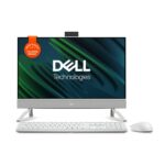 Dell 24" All-in-One PC (5420), 13th Gen Intel i7-1355U, 16GB DDR4, 1TB SSD, 23.8" FHD AG Narrow Border Touch, Pro Wireless Keyboard + Mouse, Pearl White with Fabric Cover,Win 11 + Office H&S 2021