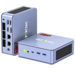 GMKtec M5 Plus Gaming Mini PC Ryzen 7 5825U (Upgraded 5700U), 32GB RAM 1TB SSD Windows 11 Pro Dual NIC LAN 2.5GbE Desktop Computers, Triple 4K Display - Lunar Blue