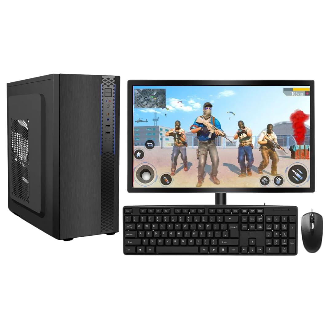 LOESIS Core i5 (3rd Gen) Desktop Computer, 16 GB RAM, 256 GB Storage, Windows 10, 19 inch Display