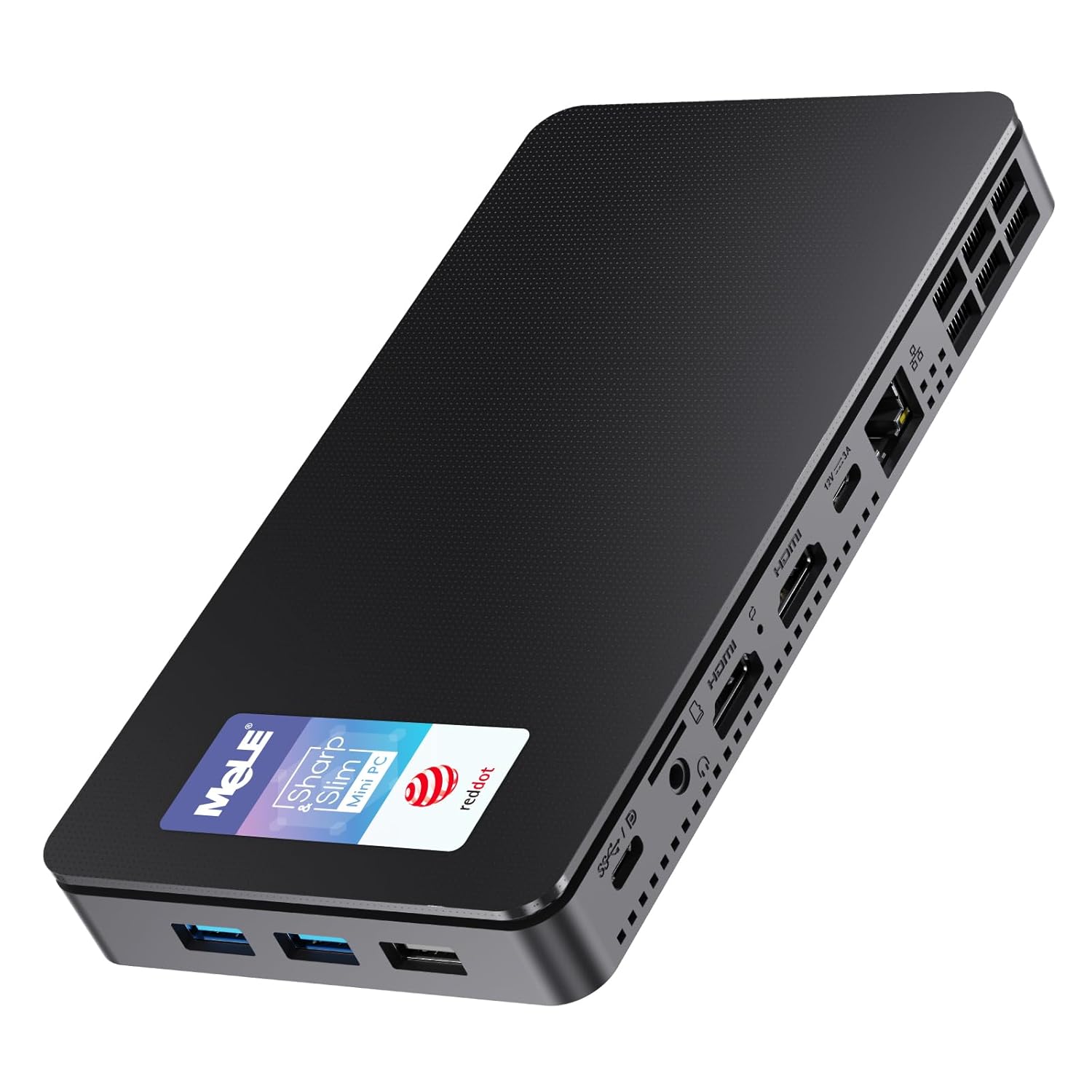 MeLE Mini PC Overclock4C Win11Pro N100(up to 3.4GHz) Alder-Lake 12th Gen 16GB RAM 512GB Micro Computer Small Desktop Office Education Home Triple Screen Display Full Function USB-C WiFi5 BT5.1