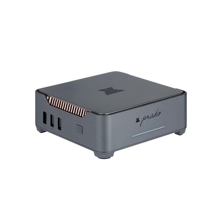 Praho 11th Gen N5105 Mini Pc for Trading and Education with Graphics Card | 3 Years Warranty | Intel Quad Core Processor Upto 2.9Ghz | 2HDMI 60Hz 4K 3Screen Display, 8GB LPDDR4 RAM,128GB SSD, linux OS