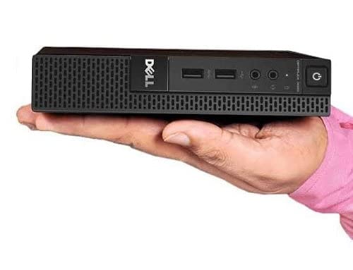 (Refurbished) Dell Optiplex 3020 Mini PC (Core I3 4th gen, 8GB RAM, 500 GB HDD, Windows 10 Pro, MS Office|Intel HD Graphics|USB, Ethernet,VGA|PAN India Warranty), Black