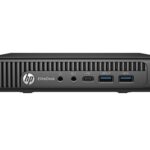 (Refurbished) HP EliteDesk 800 G2 Mini PC (Intel Core i3 6th gen, 8 GB DDR4 RAM, 256 GB SSD, Windows 11, MS Office, WiFi, Integrated Graphics, USB, DP) Black