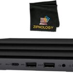 (Refurbished) HP EliteDesk 800 G6 Desktop Mini Computer - 10th Gen Intel Core i5-10500T - 256 GB SSD - 8 GB RAM - Intel UHD Graphics 630 - Windows 10 Pro 64-Bit + Microfiber Screen Cleaning Cloth Bundle - New