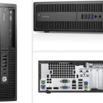 (Refurbished) HP Elitedesk 800G2 SFF Desktop i5-6500T (Intel core i5 6th Gen/8GB DDR4 RAM/256GB SSD) USB 3.0/Wifi/Windows 10/ MS Office, Black