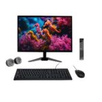 (Refurbished) Lenovo ThinkCentre 19" HD All-in-One Desktop Computer Set (Intel Core i5 3rd Gen| 8 GB RAM| 256 GB SSD| 19" HD LED Monitor| KB & Mouse| Speakers| WiFi| Windows 10 Pro| MS Office)