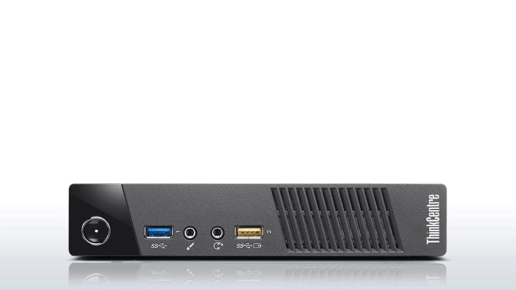 (Refurbished) Lenovo Thinkcentre m93p High Performance Mini PC (Core I7 4th gen, 8 GB RAM, 256 GB SSD, Windows 10 Pro, MS Office|Intel HD Graphics|USB, Ethernet,VGA|PAN India Warranty), Black
