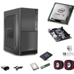 SellZone® Assembled Desktop Computer CPU, i3 Processor 3Ghz, H55 Motherboard, SSD 120GB, 4GB RAM, Windows 10 Pro Trial Version with Web Camera Mic Speaker (Hard Disk, 160GB)