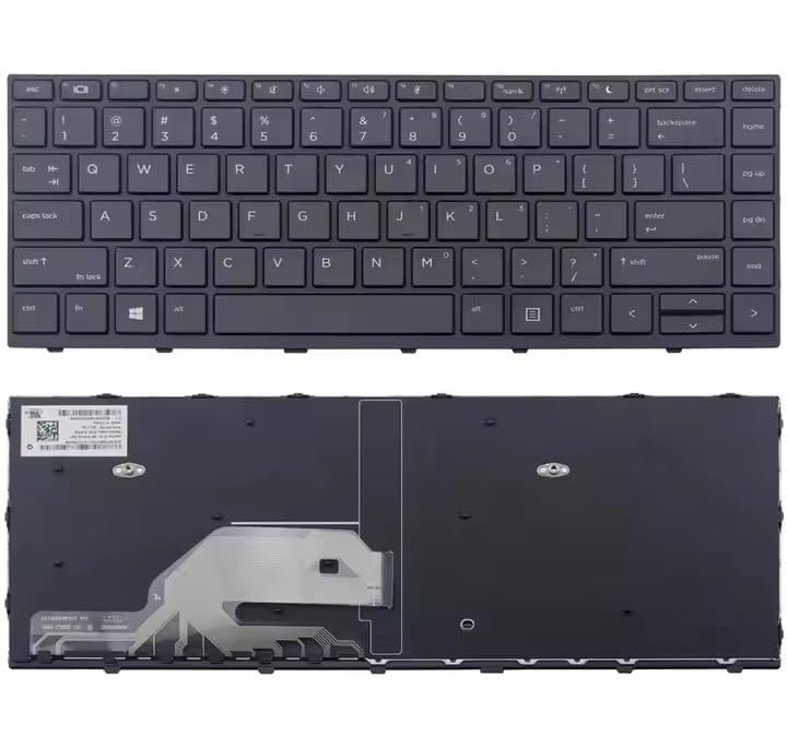 BHOMANI Laptop Keyboard Compatible for HP Probook 440 G5 445 G5 430 G5 No Backlit (Black) P/N 9Z.NEESQ.001 L01071-001