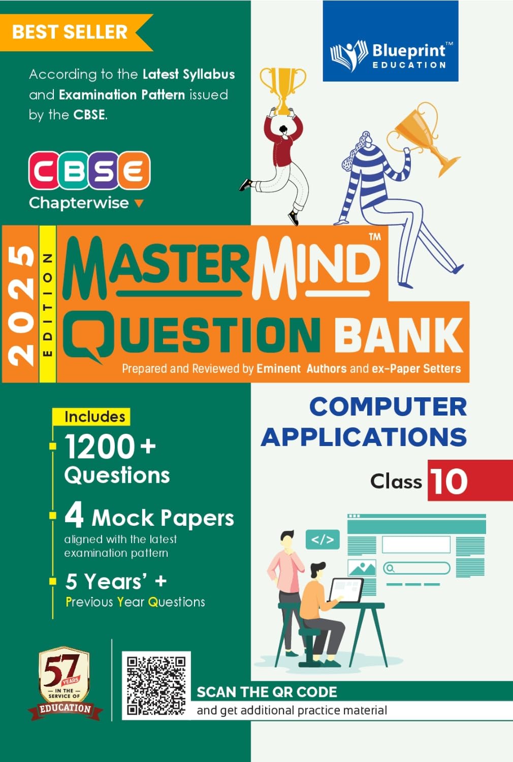 Computer Applications Class 10 Mastermind CBSE Question Bank for 2025 Board Exams: CBSE Question Bank Class 10 (Master Mind Class 10 CBSE Question Bank 2025)