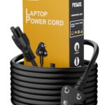 FEDUS 16.4 Feet 3 Pin AC Laptop Power Cord Cable Notebook Computer Replacement Charger Cord Wire 18AWG Laptop Adapter Power Cable Laptop Charger Power Cord Universal Mickey Mouse Connector Power Cord