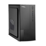 FRONTECH Mystic Silver Series Cabinet/Computer Case with HD Audio | ATX/Mini ATX Compatible | 2 Front USB - 2.0 | Ideal for Home/Office/Gaming (FT-4279, Black)