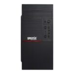 Geonix GX-1715 Cabinet/Computer Case with Audio Port, 2 USB 2.0 Port, Micro/Mini ATX Compatible, Ideal for Home, Office, Gaming (Black)