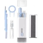 INEFABLE 7 in 1 Multifunctional Cleaning Kit for Keyboard, Earphone, Laptop, Phone, PC Monitor- White - (Pack of 1)