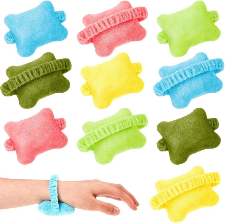 KICKZU Wrist Cushion Support, Soft Foam Wearable Mouse Wrist Rest Pad Small Pillow Mouse Wrist Cushion Support Comfortable Wrist Rest Wrist Support Pad Easy to Carry for Computer Home Office - Green