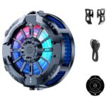 Phone Cooler, Gaming Cooler, Semiconductor Technology Mobile Cooler For Gaming, 3 Cooling Modes, Mobile Cooler (Black)