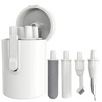 Sounce Cleaning Soft Brush 5 in 1 Multi Function Electronics Cleaning Kit, Gadget Cleaning Kit, Computer Cleaning Tools, Extension Rod, Cleaner for Earbuds, Earphone, Mobile Speakers & Jacks