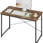 TEKAVO Computer Desk, Laptop Table, Study Table, Industrial Table, Workstation, Writing Desk, Multipurpose Table - 90L x 60W x 73H CM (Forset) - DIY